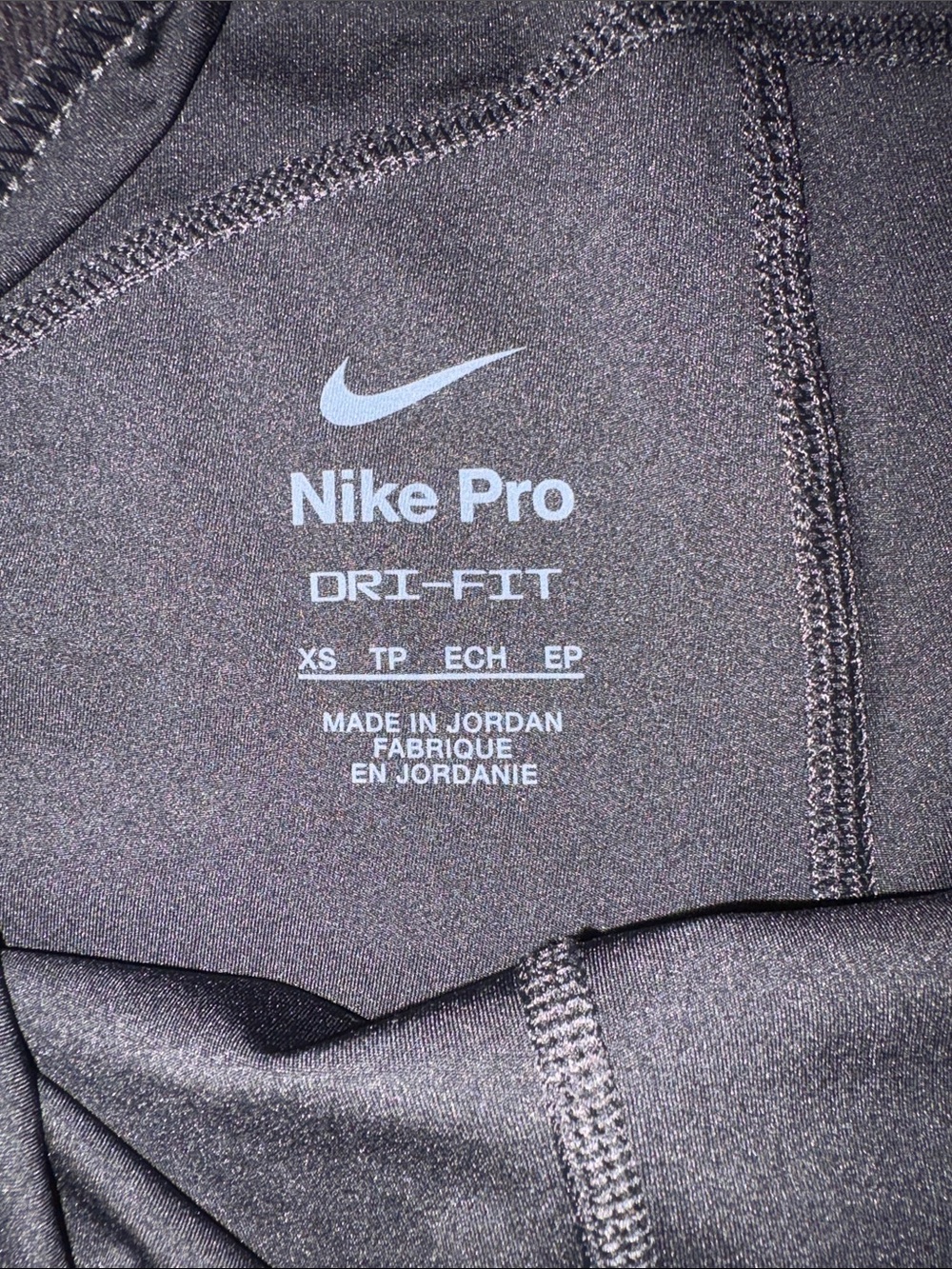 Nike Women's Black Pro Compression Shorts - Picture 5 of 5
